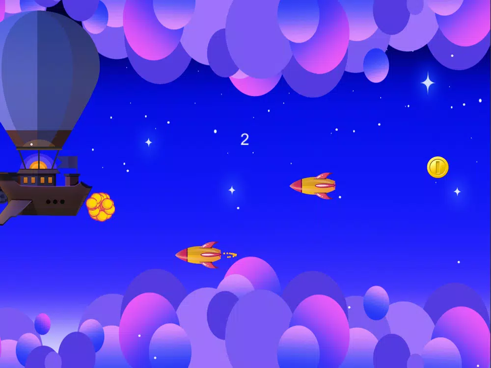 Tangkapan layar Cloud Flight Game! iPad 