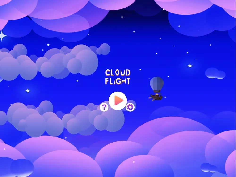 Cloud Flight Game! iPad  Ekran Görüntüleri