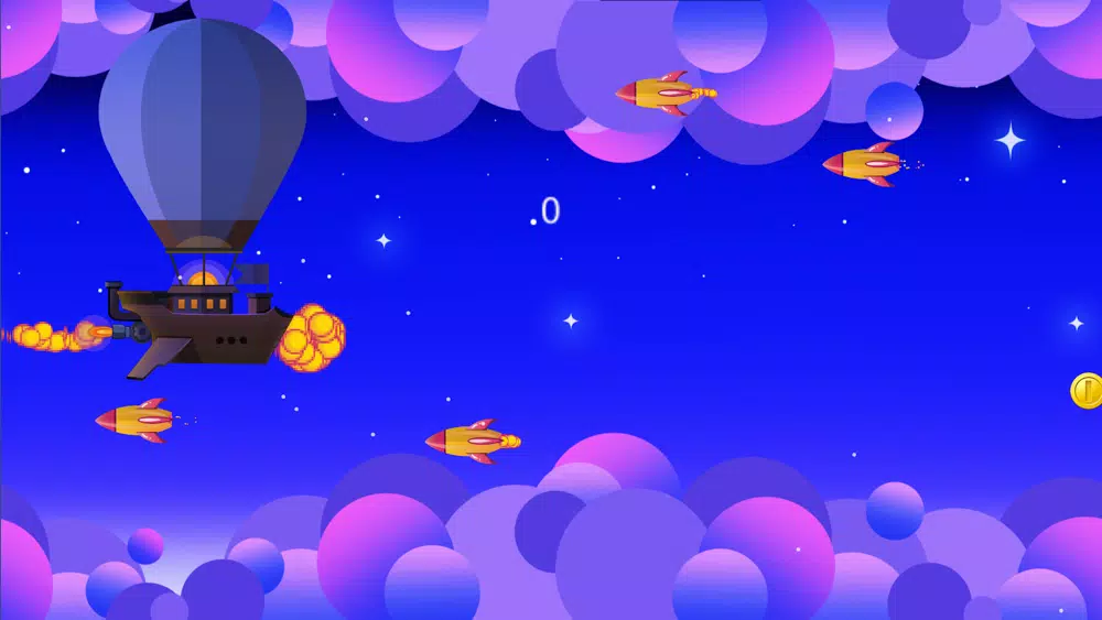 Tangkapan layar Cloud Flight Game!