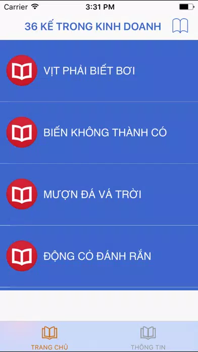 Ảnh chụp màn hình của 36 Kế Trong Kinh Doanh