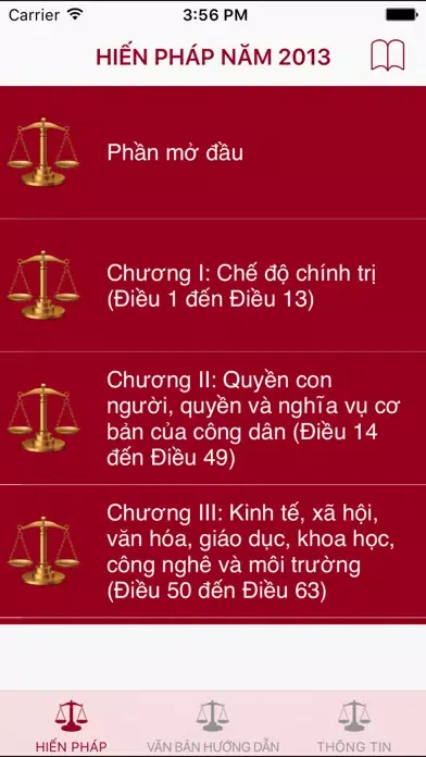 Ảnh chụp màn hình của Hiến Pháp Việt Nam Năm 2013