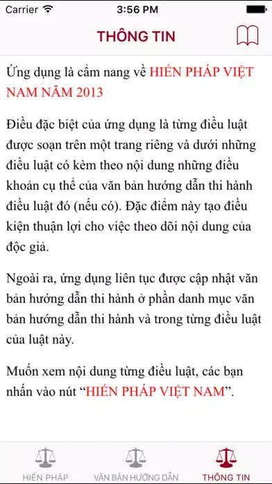 Ảnh chụp màn hình của Hiến Pháp Việt Nam Năm 2013