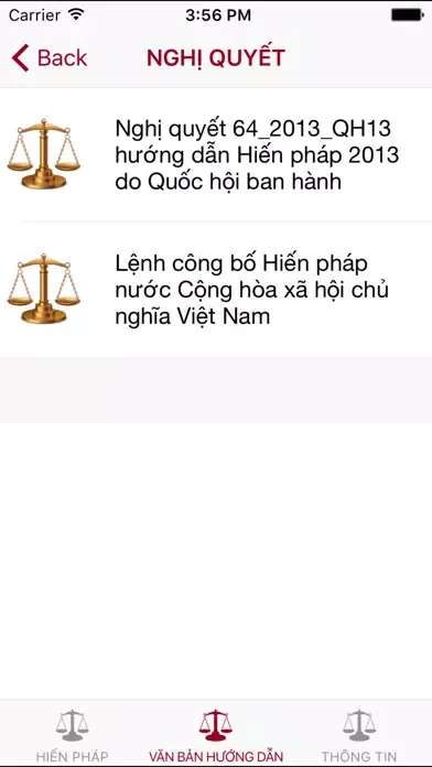 Ảnh chụp màn hình của Hiến Pháp Việt Nam Năm 2013