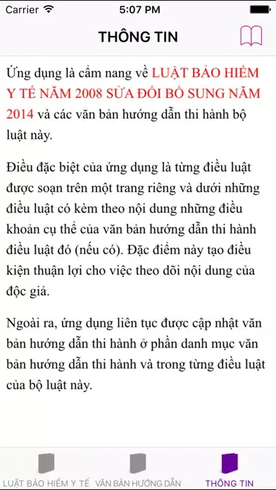 Luật Bảo Hiểm Y Tế 2008 스크린샷