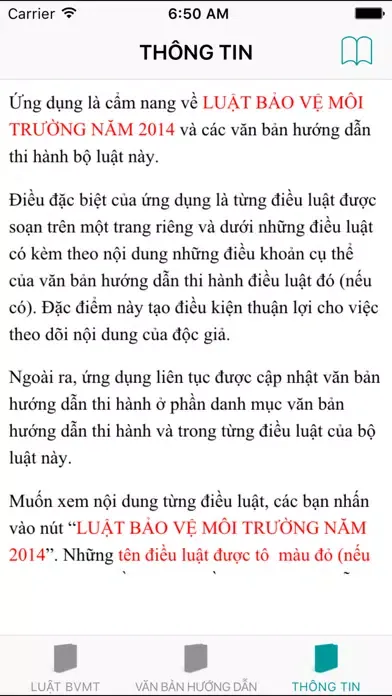 Luật Bảo Vệ Môi Trường 2014 سکرین شاٹس