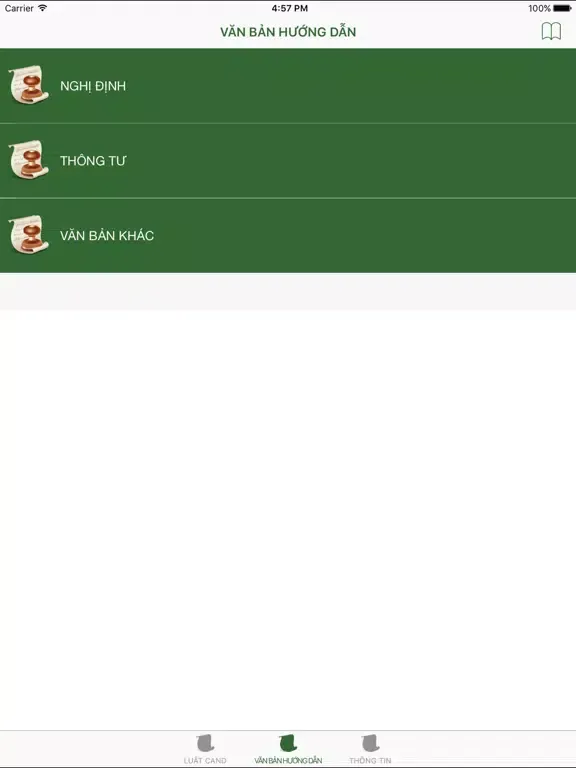 Capturas de pantalla de Luật Công An Nhân Dân 2014 iPad 