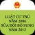 Luật Cư Trú Năm 2013