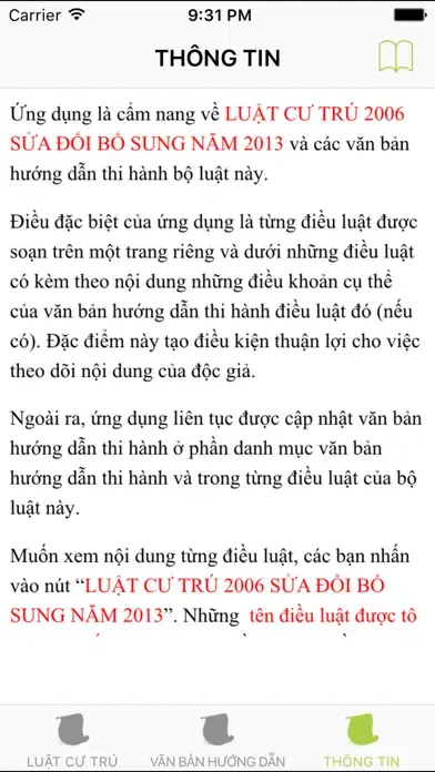 Luật Cư Trú Năm 2013 Screenshots