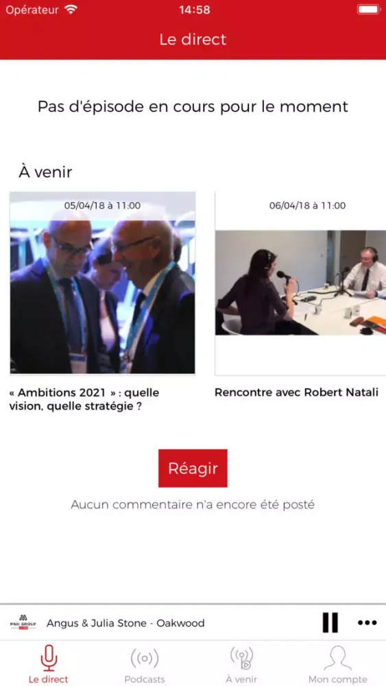 Capturas de pantalla de MNHGROUP live