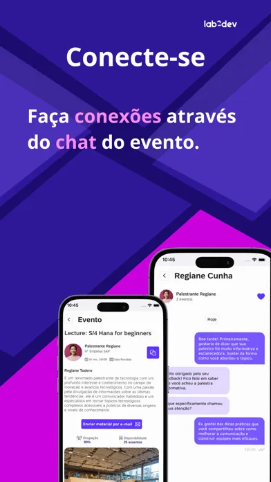 Capturas de tela do SAP BTP Experience