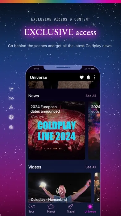 Coldplay 스크린샷