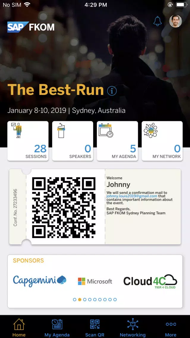 Capturas de pantalla de SAP FKOM Sydney