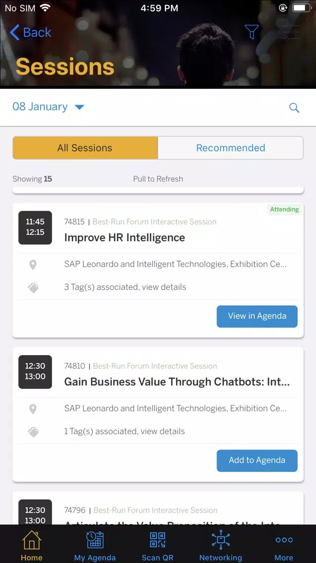 Capturas de pantalla de SAP FKOM Sydney