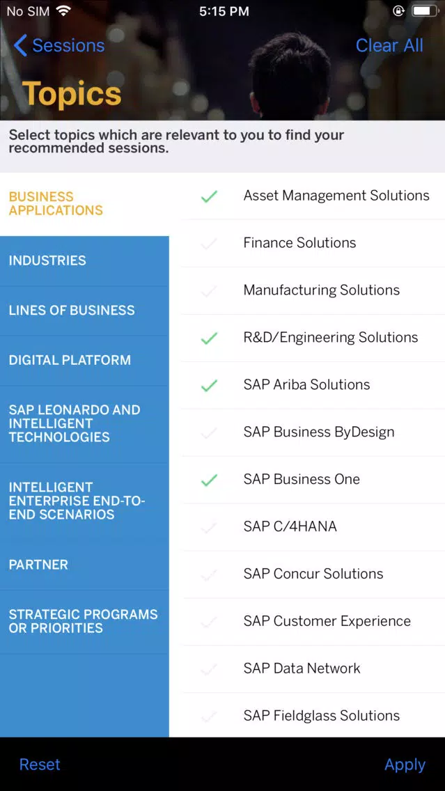 Capturas de pantalla de SAP FKOM Sydney