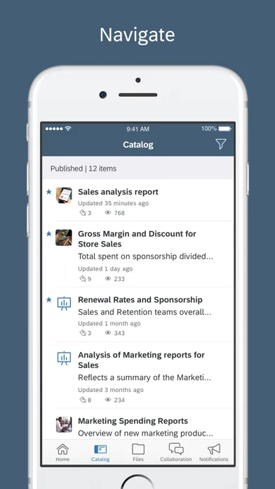Скриншоты SAP Analytics Cloud