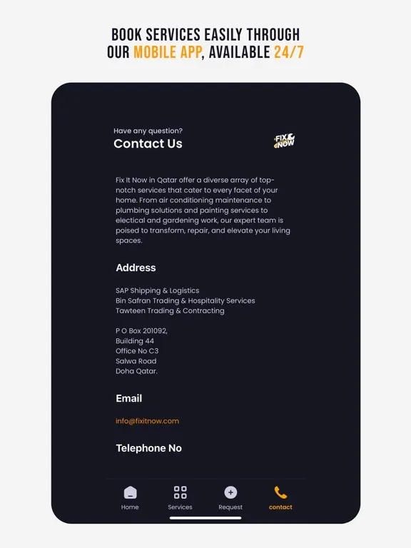 Screenshot di Fix It Now Qatar by SAP iPad 