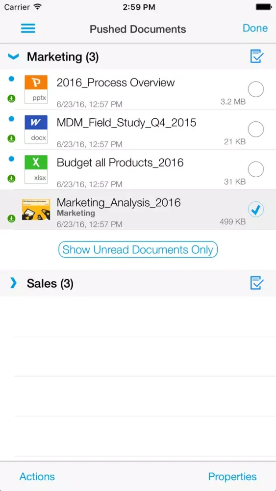 SAP Document Center应用截图