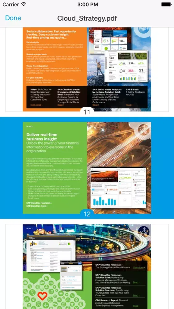 SAP Document Center应用截图