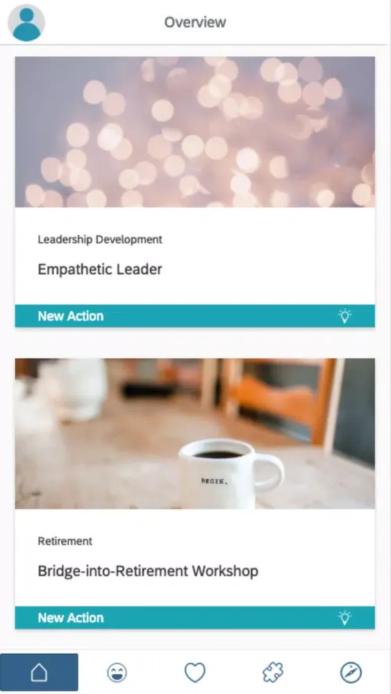 Ảnh chụp màn hình của SAP SuccessFactors Work-Life