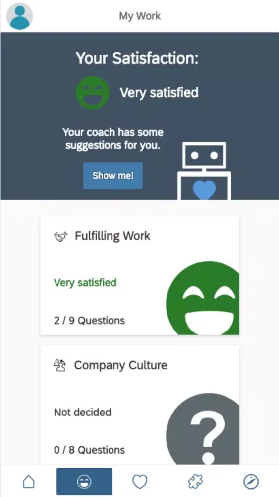 Ảnh chụp màn hình của SAP SuccessFactors Work-Life