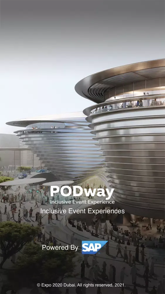 Capturas de tela do PODway for Expo 2020 Dubai