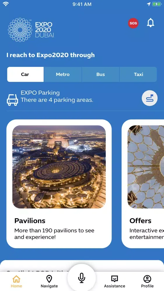 Capturas de tela do PODway for Expo 2020 Dubai