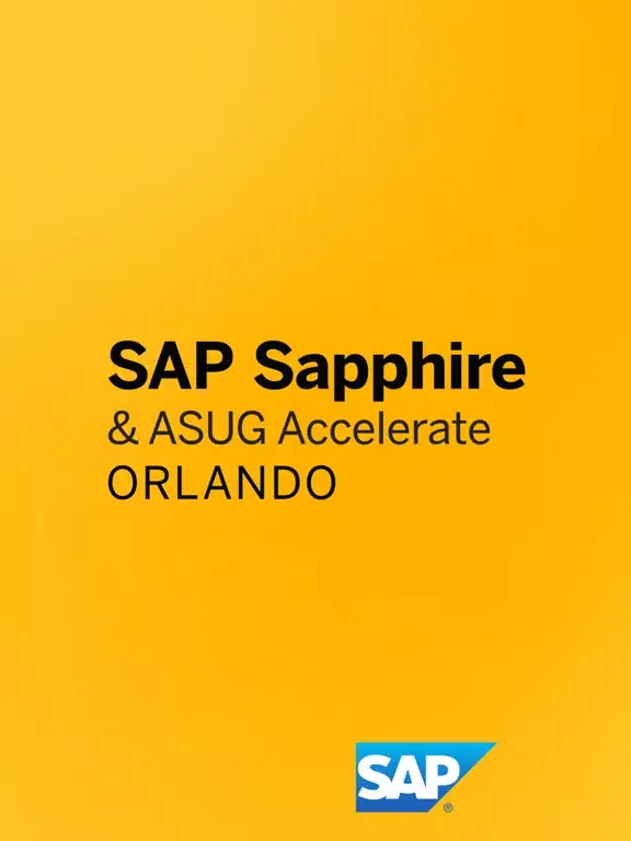 Capturas de pantalla de SAP Sapphire Orlando iPad 