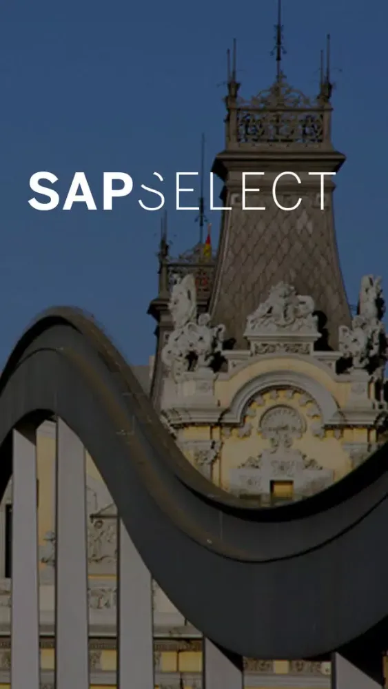 Ảnh chụp màn hình của SAP Select