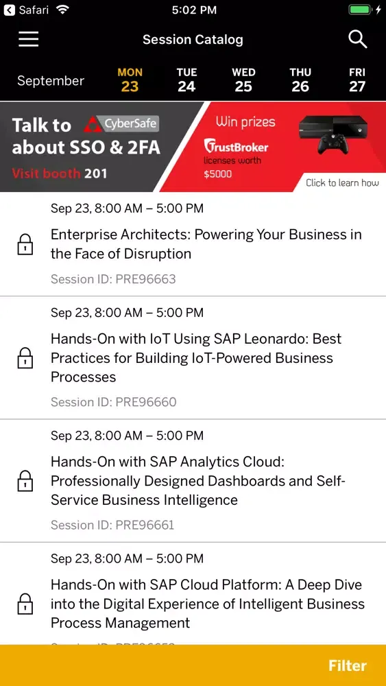 SAP TechEd Global应用截图