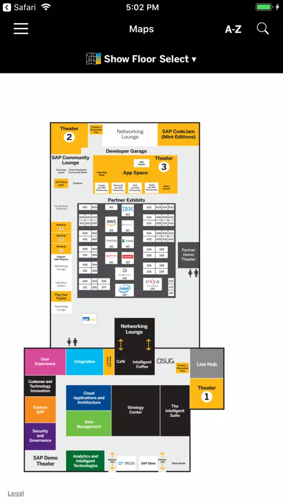 Tangkapan skrin SAP TechEd Global