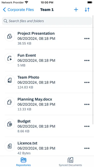 SAP Document Management Screenshots