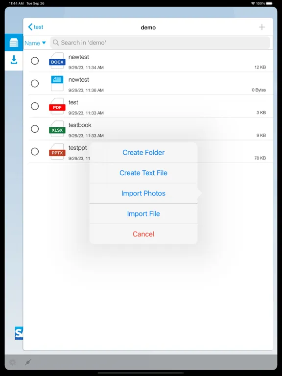 SAP Document Mgmt Svc Client iPad  স্ক্রিনশট
