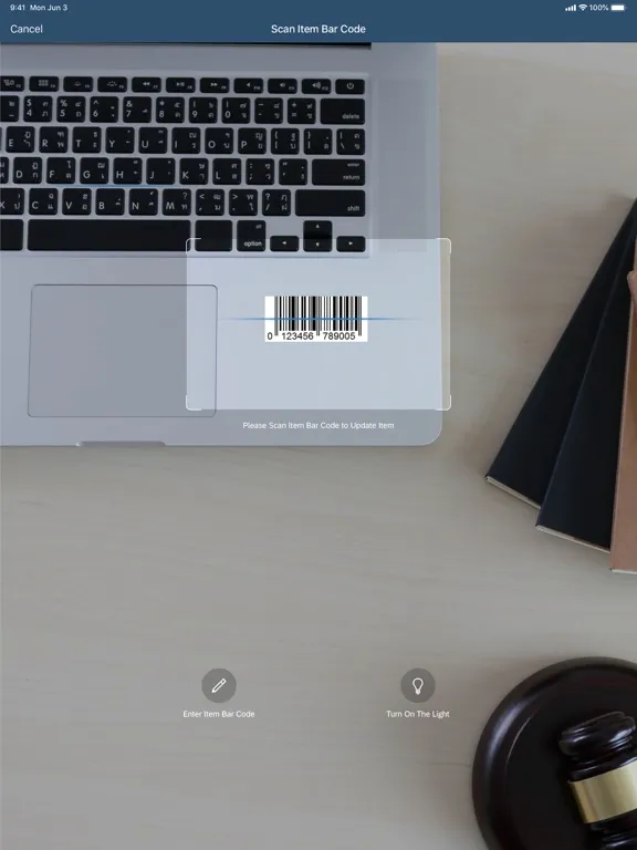 ภาพหน้าจอของ SAP Business One Service iPad 