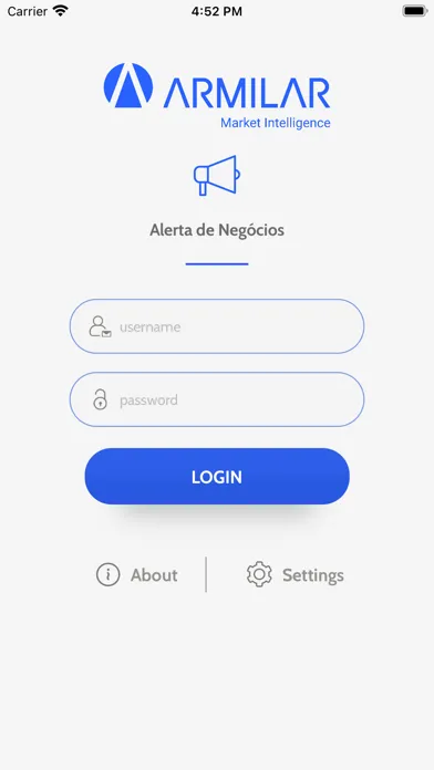 Tangkapan layar Alerta de Negócios
