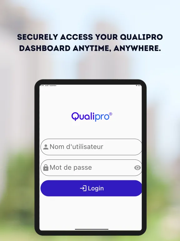 Qualipro 25 iPad 應用截圖