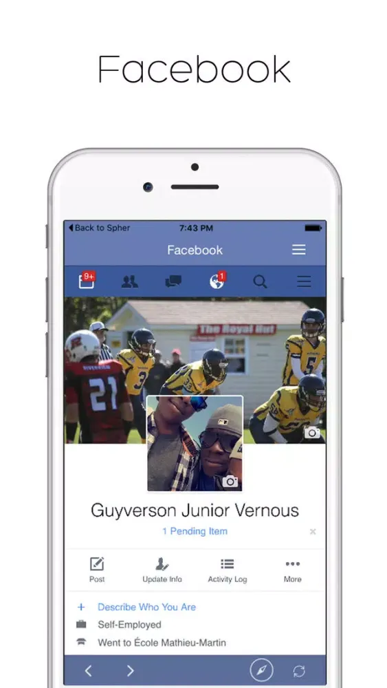 Capturas de tela do Spher - All Social Media Apps (In One)