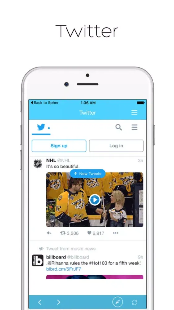 Capturas de tela do Spher - All Social Media Apps (In One)