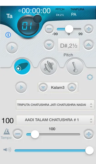 Screenshot di iMridangamLt  Manjira Tambura Player