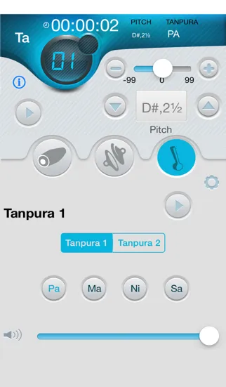 Screenshot di iMridangamLt  Manjira Tambura Player