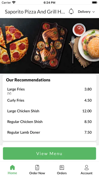 Saporito Pizza And Grill House应用截图