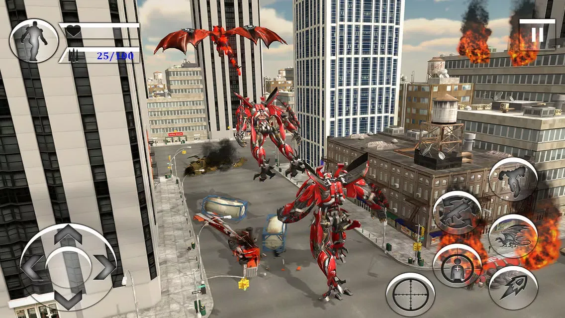 Futuristic Robot War dragon 18 Screenshots
