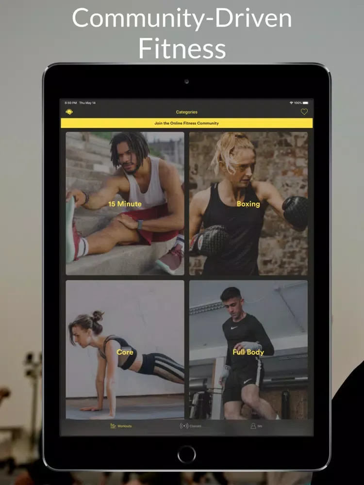 Tangkapan layar Circuit - At Home Fitness iPad 