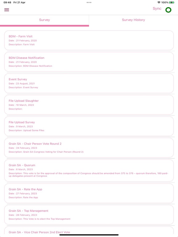 Capturas de tela do World of Pork iPad 