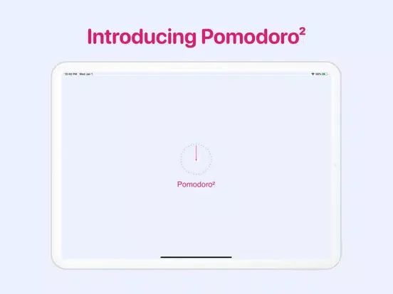Capturas de pantalla de Pomodoro² iPad 