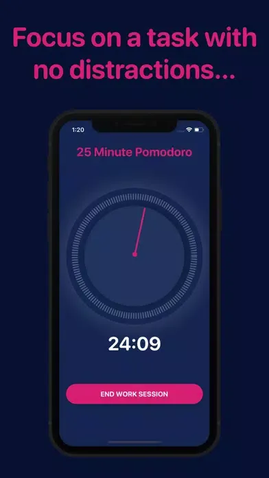 Capturas de pantalla de Pomodoro²