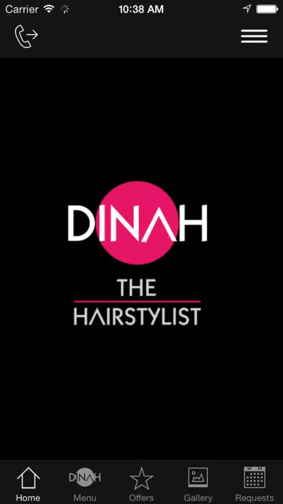 Ảnh chụp màn hình của Dinah The Hair Stylist