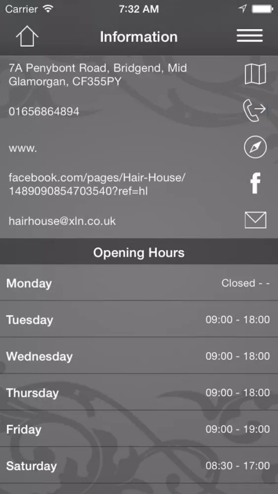 Capturas de pantalla de Hair House Bridgend