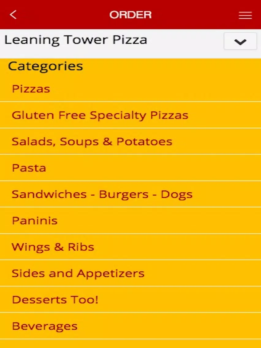 Leaning Tower Pizza iPad  Screenshots