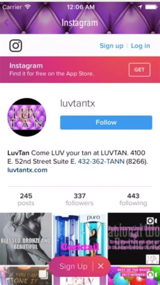 Ảnh chụp màn hình của LUV Tan