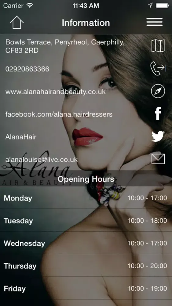 Alana Hair and Beauty Screenshots